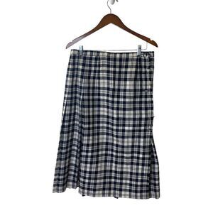 Vintage Aljean of Canada Plaid Wool Skirt Sz 16